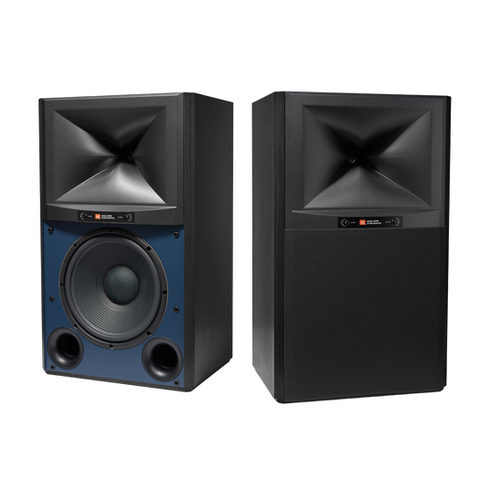 JBL 4349 - Black - 12-inch (300mm) 2-way Studio Monitor Loudspeaker - Hero